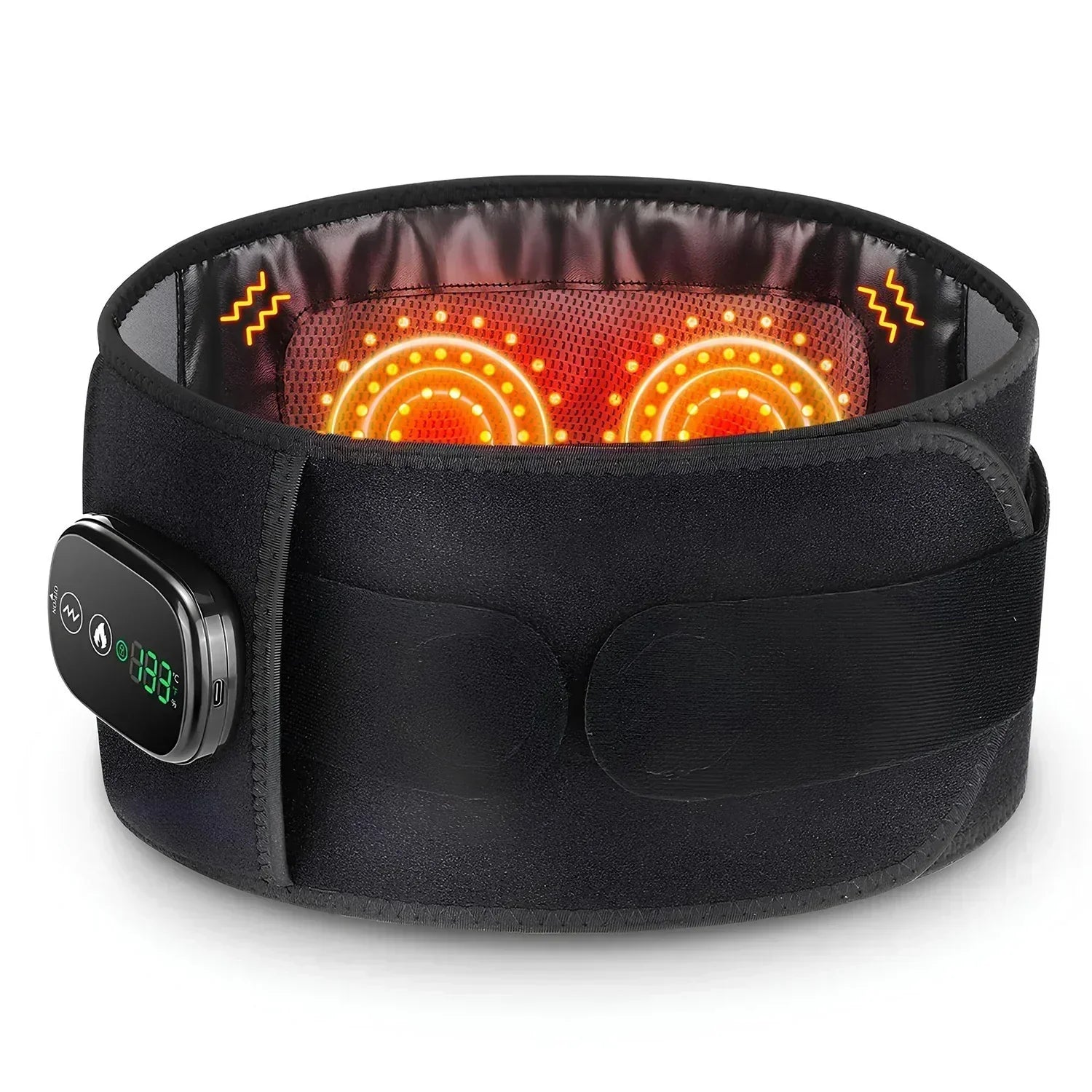NovaPulse 630nm Red Light Waist Belt With Heat and Vibration | Lersk