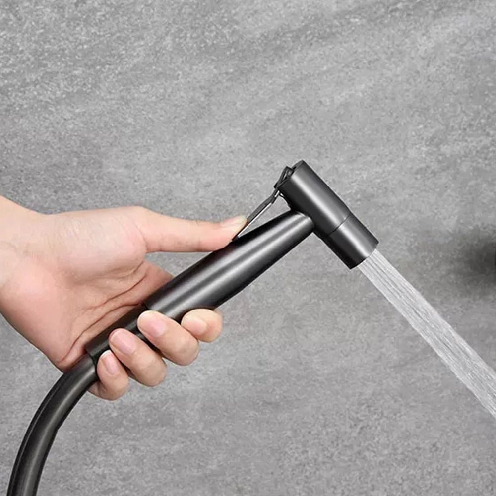 Nuvoro | Gunmetal šedá nerezová hygienická ruční bidetová sprcha na toaletu
