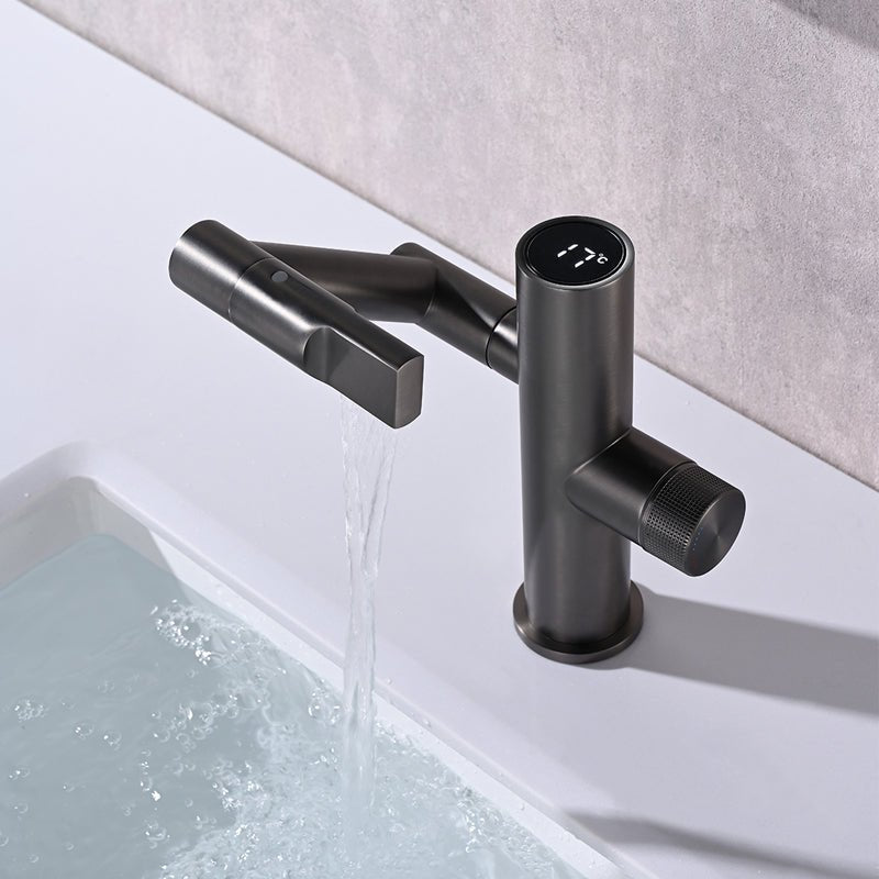 Nerova | Smart Single-Hole Bathroom Faucet with Temperature Readout | Lersk