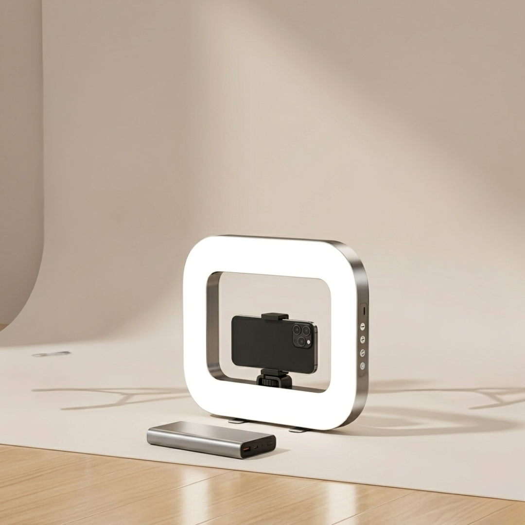 Luce ad Anello LED Portatile per Fotografia Mobile e Streaming | Lersk