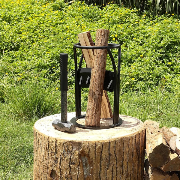 EmberCrest Blade-Free Wood Splitter for Easy Chopping | Lersk