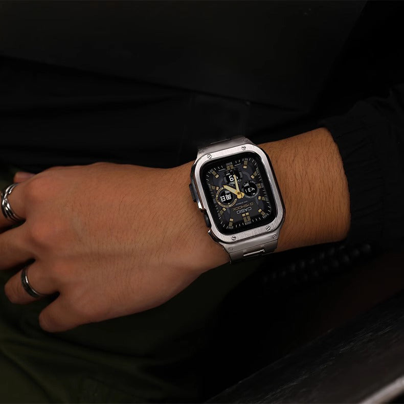 Cinturino e cassa in acciaio inox Avelon per Apple Watch | Lersk