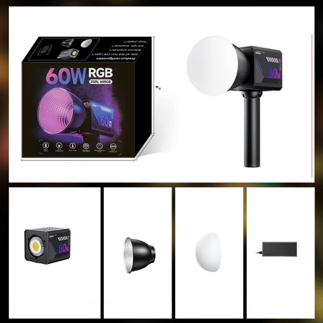 Przenośne RGB światło wideo do fotografii i streamingu | Lersk
