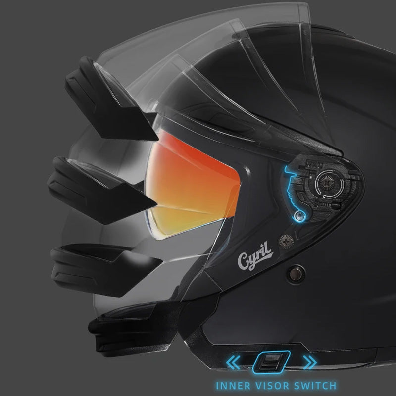 AeroGuard V3 Helmet High Strength ABS Shell for Riders | Lersk
