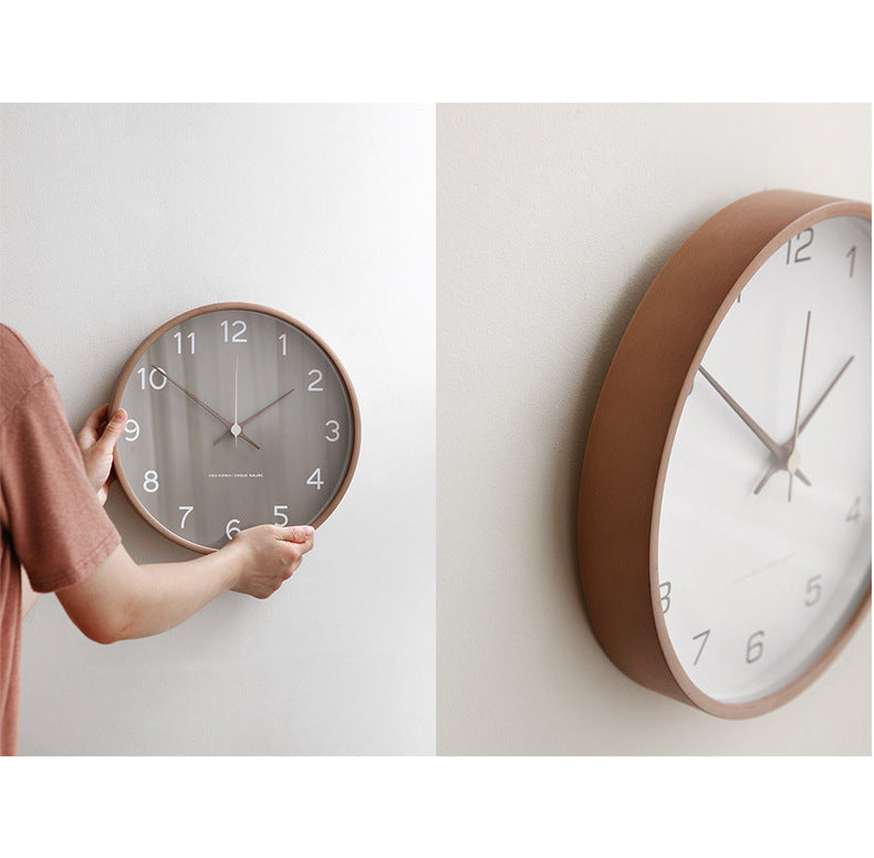 TimberGlow Wooden Wall Clock for Home and Living Room Decor | Lersk