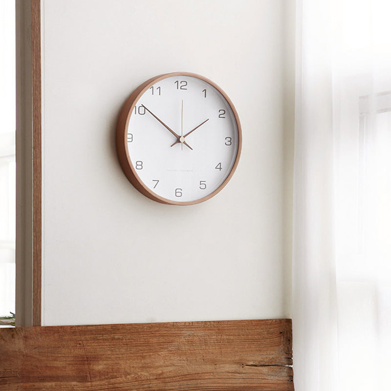 TimberGlow Wooden Wall Clock for Home and Living Room Decor | Lersk