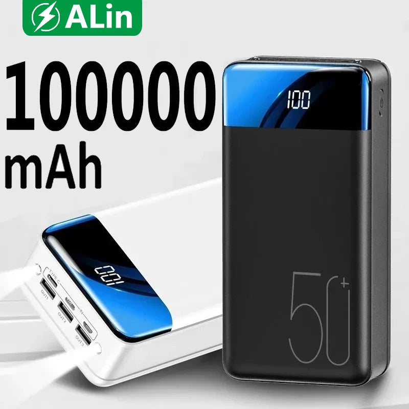VoltNova 100000mAh Přenosná nabíječka s rychlým nabíjením | Lersk