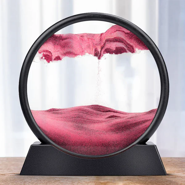 Moving Sea Sand Art Display Rotating Sand Sculpture for Meditative Relaxation and Changing Scenes | Lersk