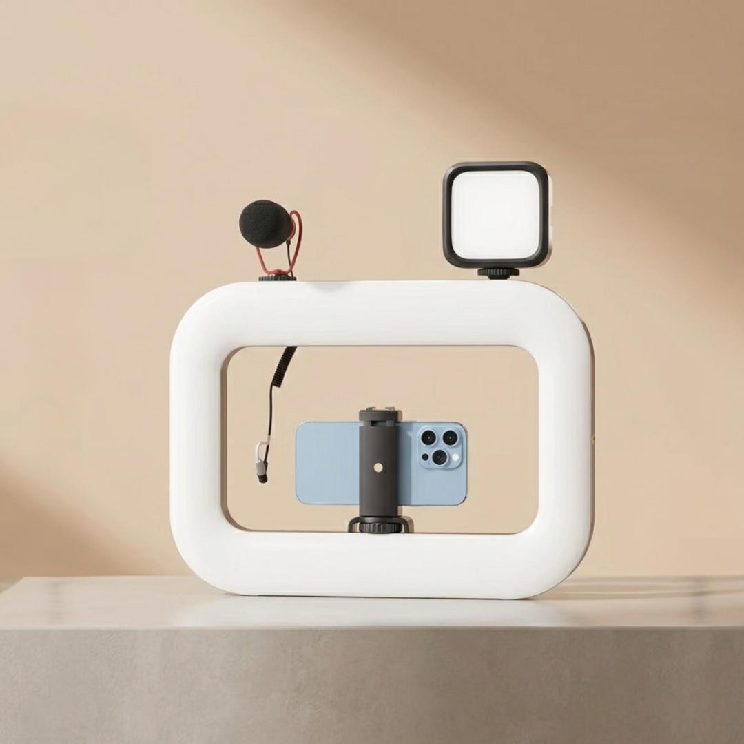 Luce ad Anello LED Portatile per Fotografia Mobile e Streaming | Lersk