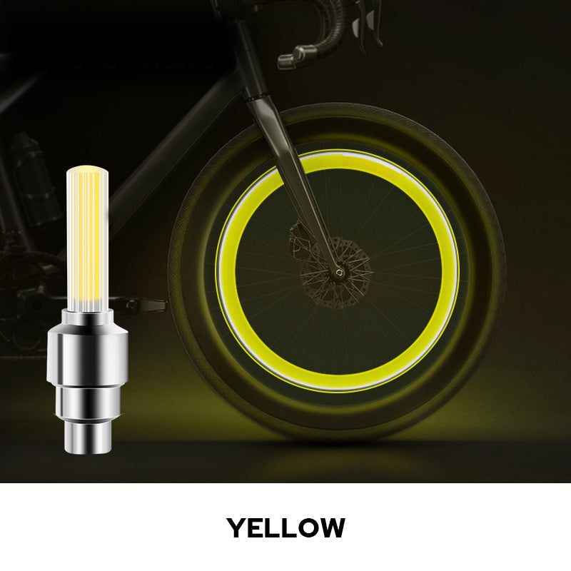Wasserdichte LED-Felgenbeleuchtung für Fahrräder, Fahrradfelgenlicht-Zubehör für Nachtfahrten | Lersk