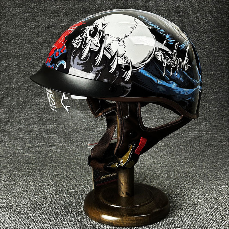 NovaRidge Urban Half Helmet With One Hand Quick Release For Secure Fit | Lersk