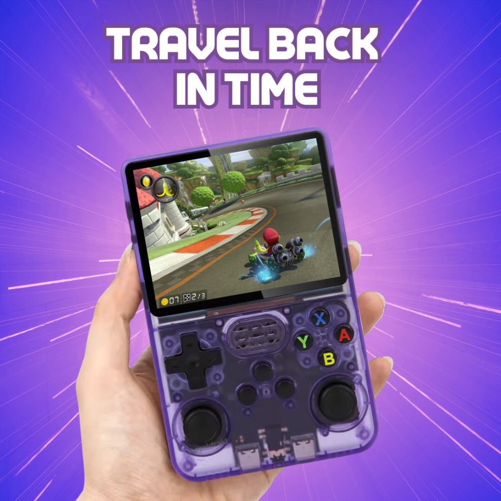 PixelCraze Retro Håndholdt Konsol med 20.000 Indbyggede Spil på 20 Emulatorer | Lersk