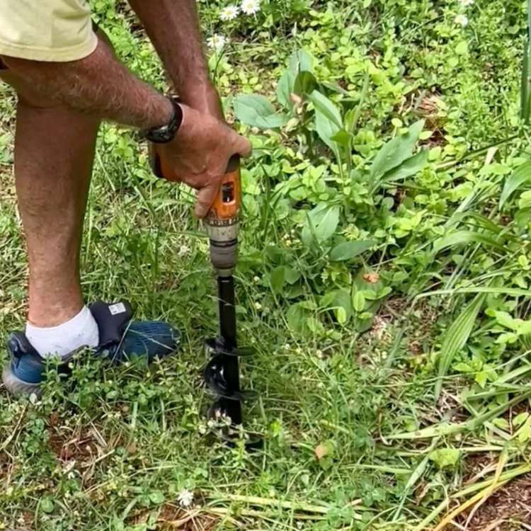 Punta da Trapano TerraPro per Giardino Pesante da 3 Pollici per Bulbi | Lersk