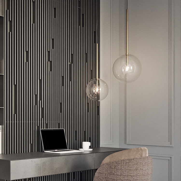 Aurelia Sphere Glass Pendant Light Medieval Inspired | Lersk