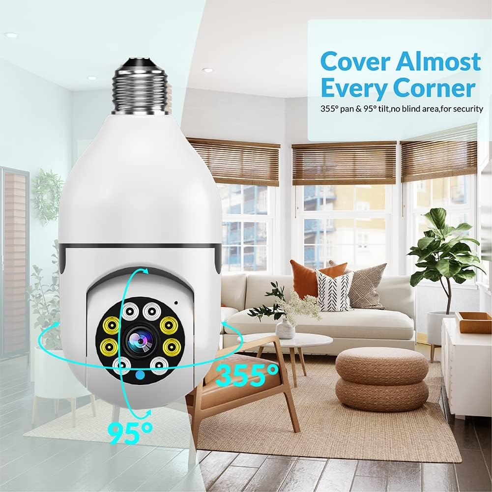 LumaGuard Outdoor WiFi Bulb Camera With Motion Detection | Lersk