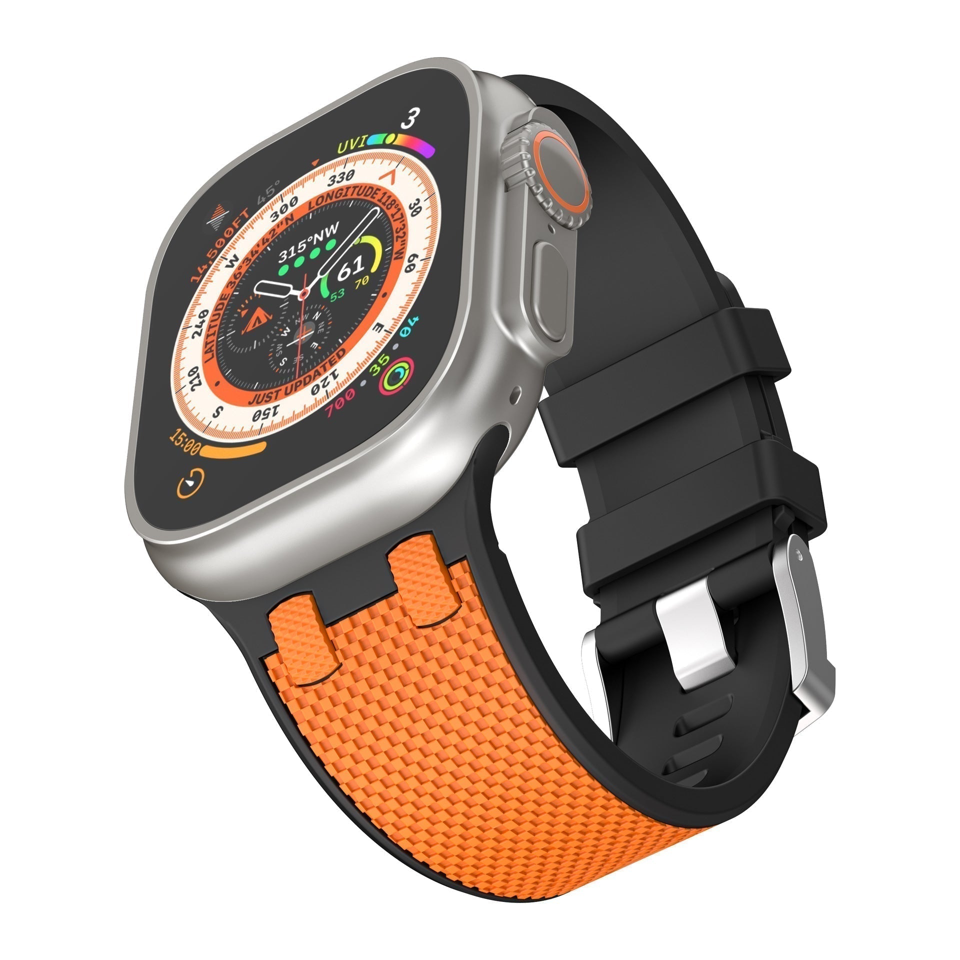 Kivra dvoubarevný silikonový řemínek pro Apple Watch | Lersk