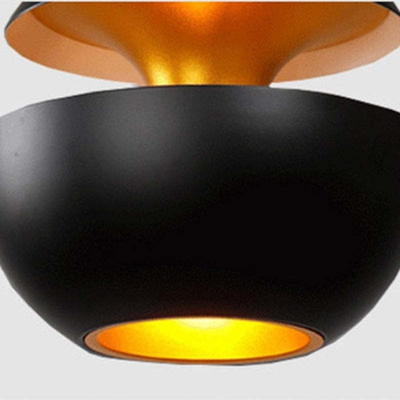 Lampada a sospensione LED Nazifa Modene Design senza tempo in bianco e nero per soggiorni | Lersk