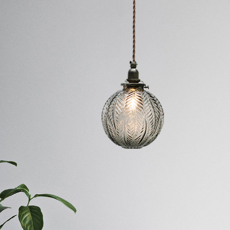 Veridia Heritage Colonial Pendant Lamp With Globe Shade | Lersk