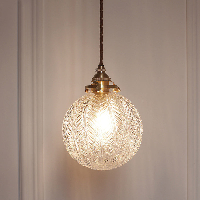 Veridia Heritage Colonial Pendant Lamp With Globe Shade | Lersk