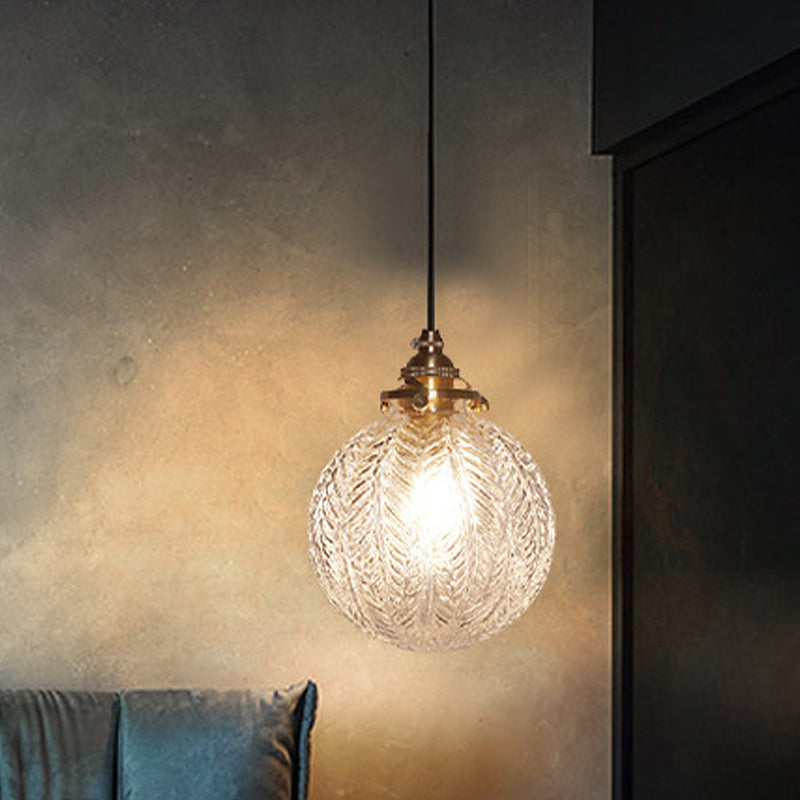 Veridia Heritage Colonial Pendant Lamp With Globe Shade | Lersk