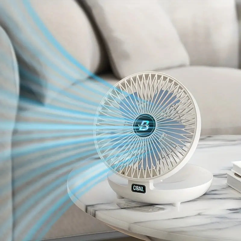 WallBreeze | Ventilatore da parete portatile USB, silenzioso per la casa | Lersk