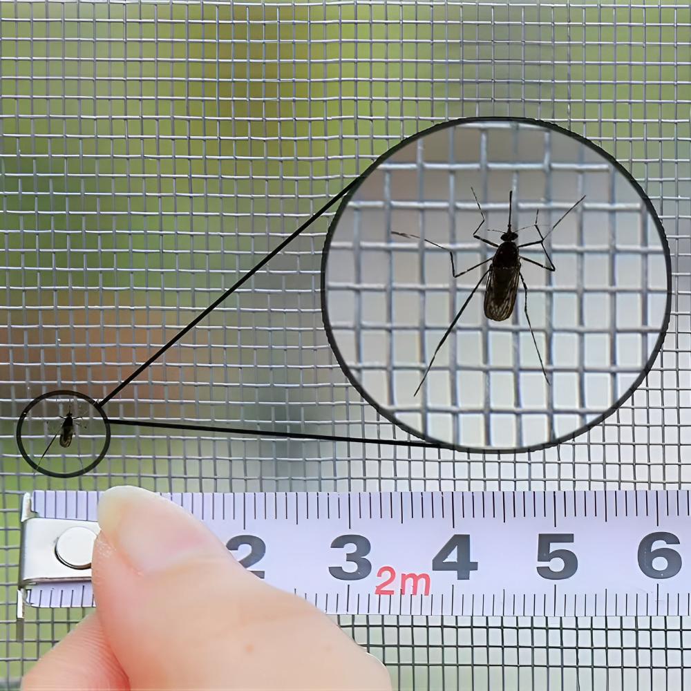 Zanzariera a Rete con Schermo Magnetico per Finestre, Facile da Installare | Lersk