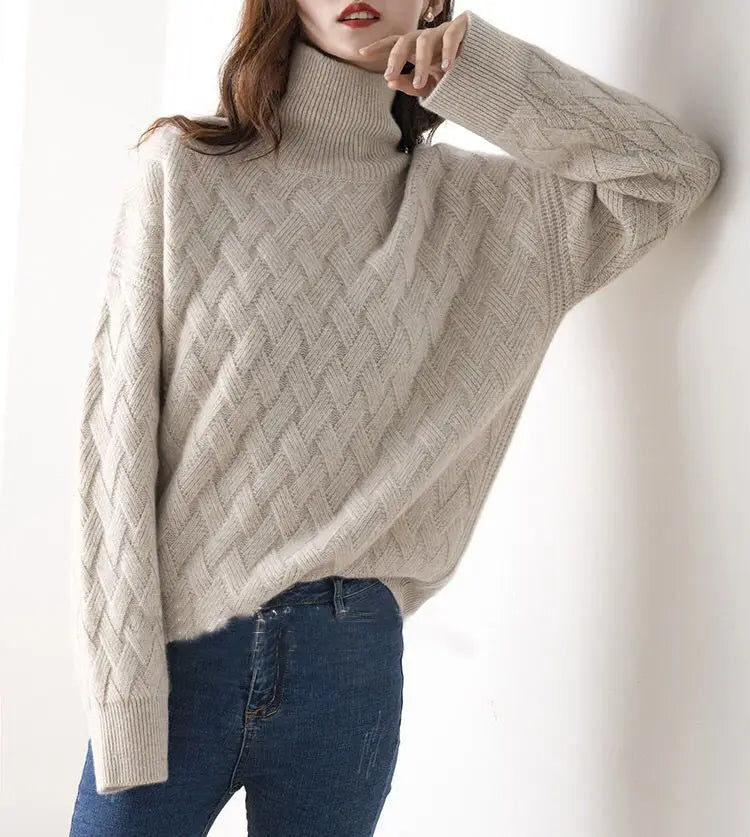 Rivelle rullekravesweater | Lersk