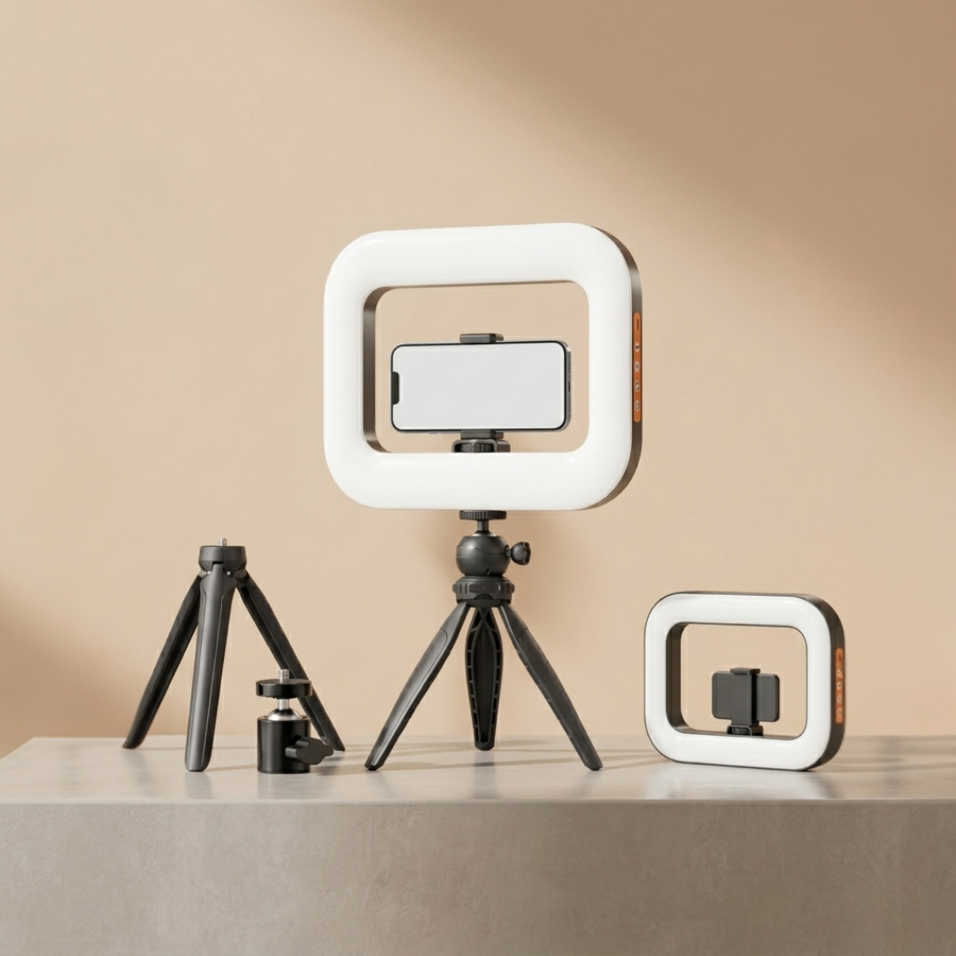 Luce ad Anello LED Portatile per Fotografia Mobile e Streaming | Lersk
