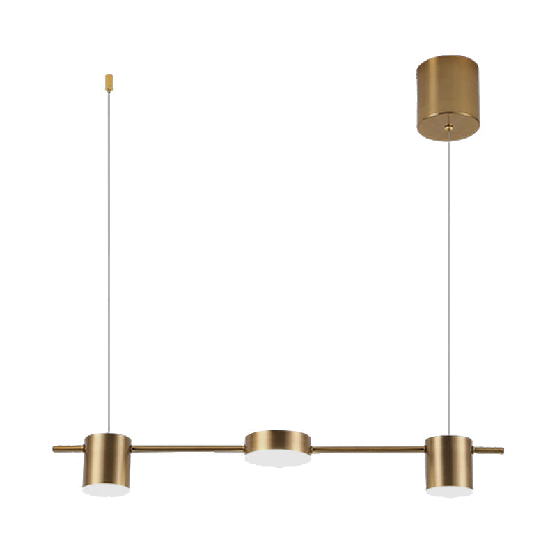 Sophie Drum Aluminium Pendelleuchte Schlanke Insel 3 Licht Zuhause | Lersk