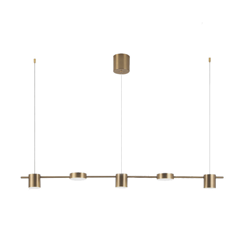 Sophie Drum Aluminium Pendelleuchte Schlanke Insel 3 Licht Zuhause | Lersk