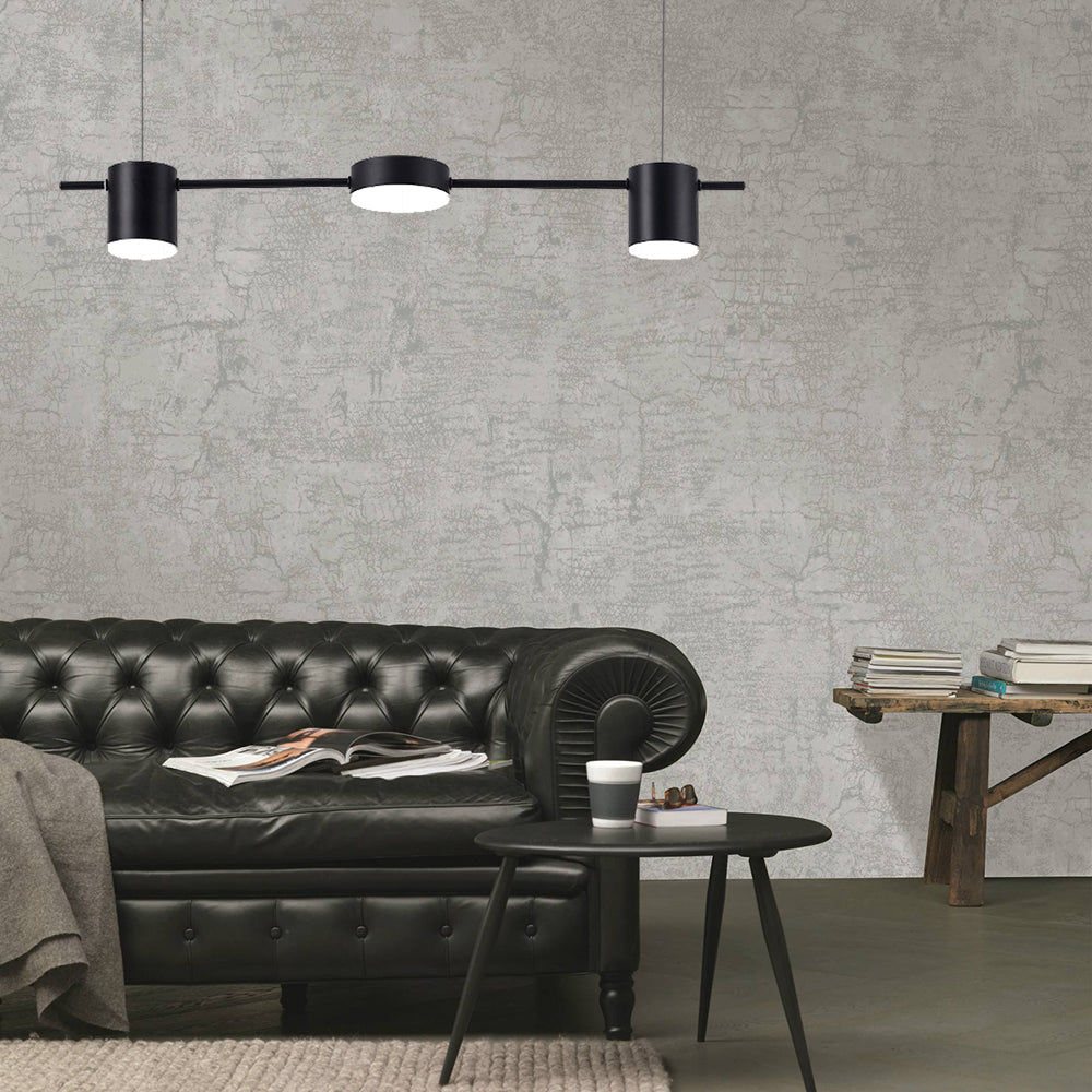 Sophie Drum Aluminium Pendelleuchte Schlanke Insel 3 Licht Zuhause | Lersk