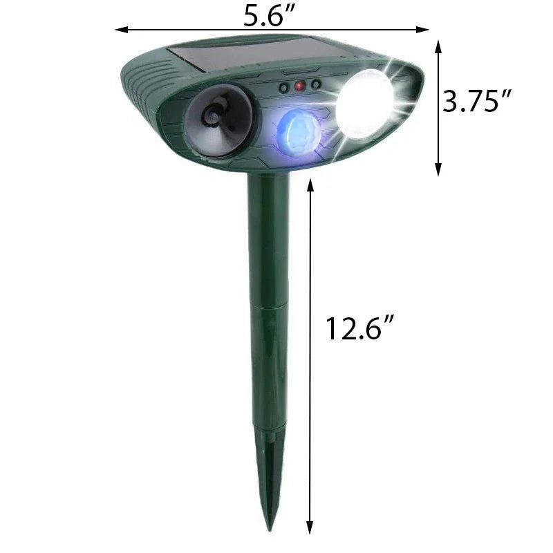 VerdeGuard Solar Ultrasonic Deer Deterrent Motion Activated | Lersk
