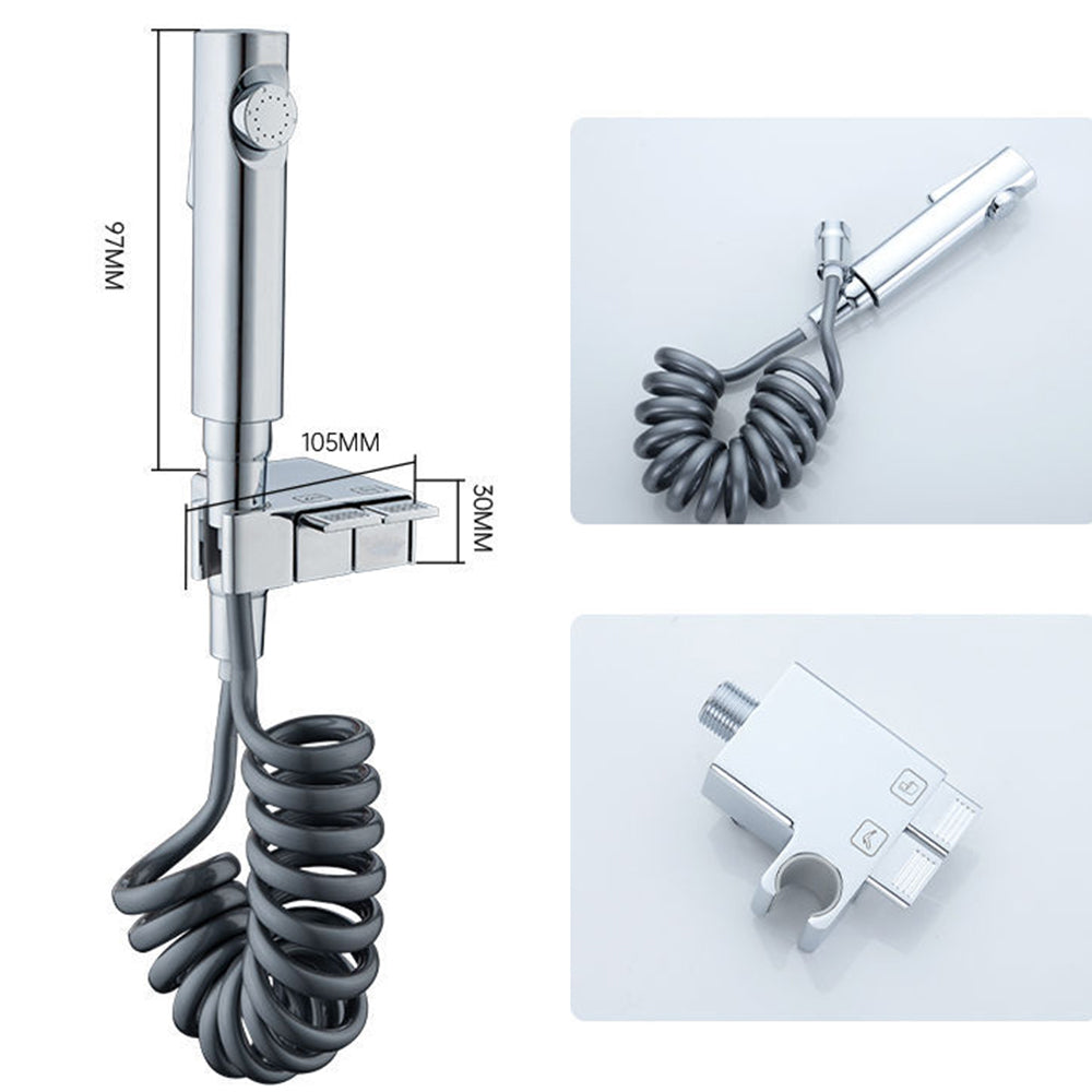 AquaKey | Adjustable Handheld Bidet Sprayer With Piano-Style Controls for Toilet | Lersk