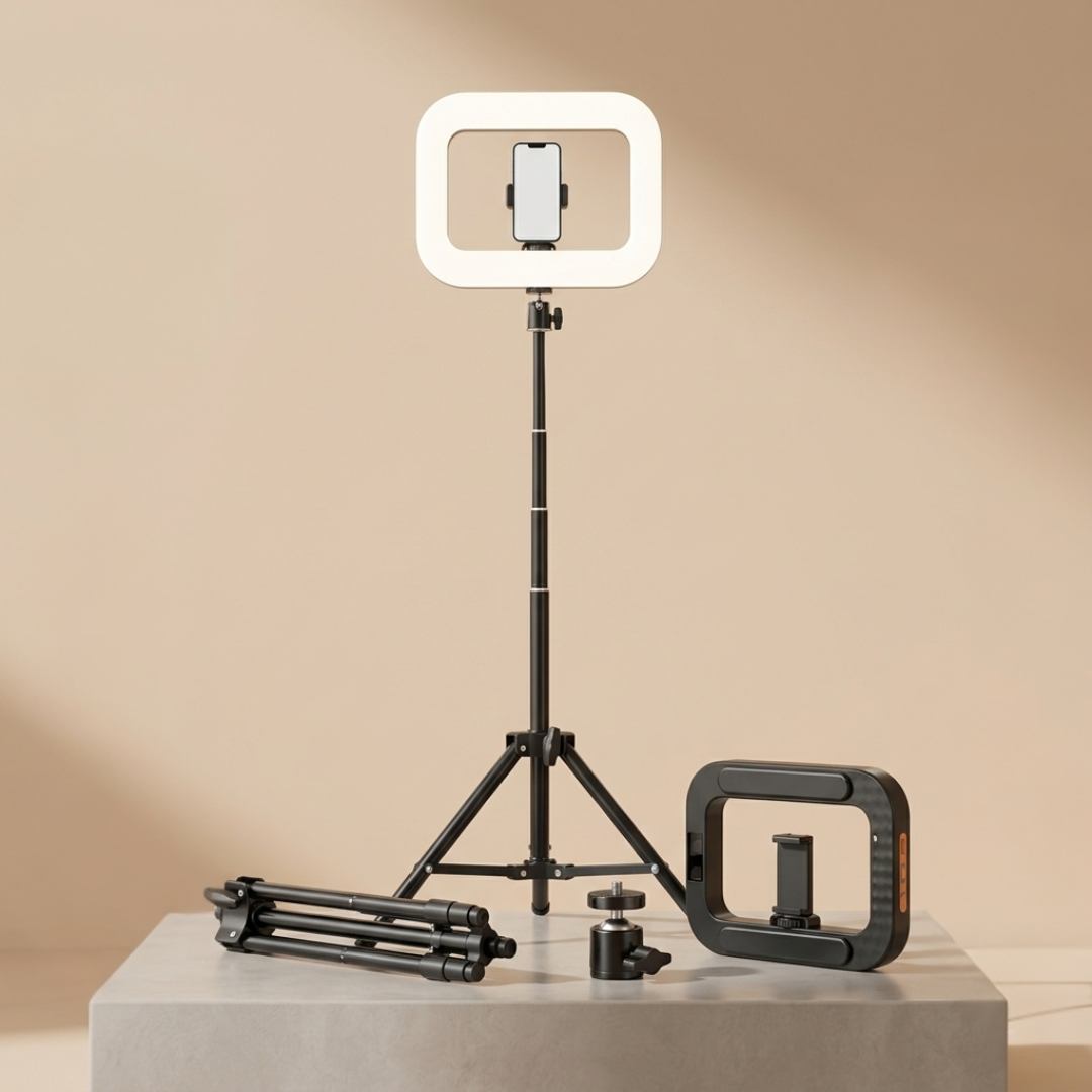 Luce ad Anello LED Portatile per Fotografia Mobile e Streaming | Lersk