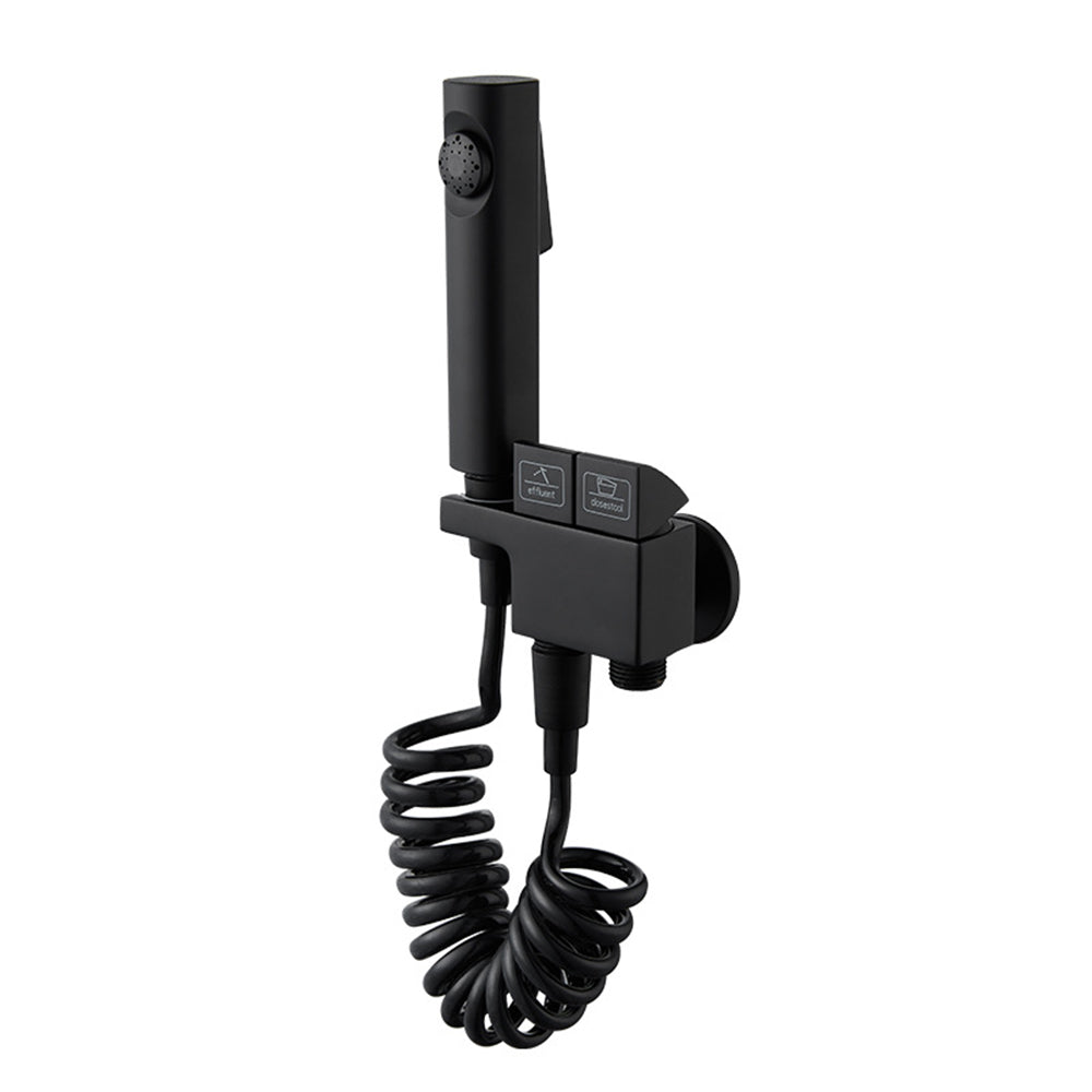Kit de pulvérisateur de bidet portatif Miraqua avec valve d'angle à double sortie | Lersk