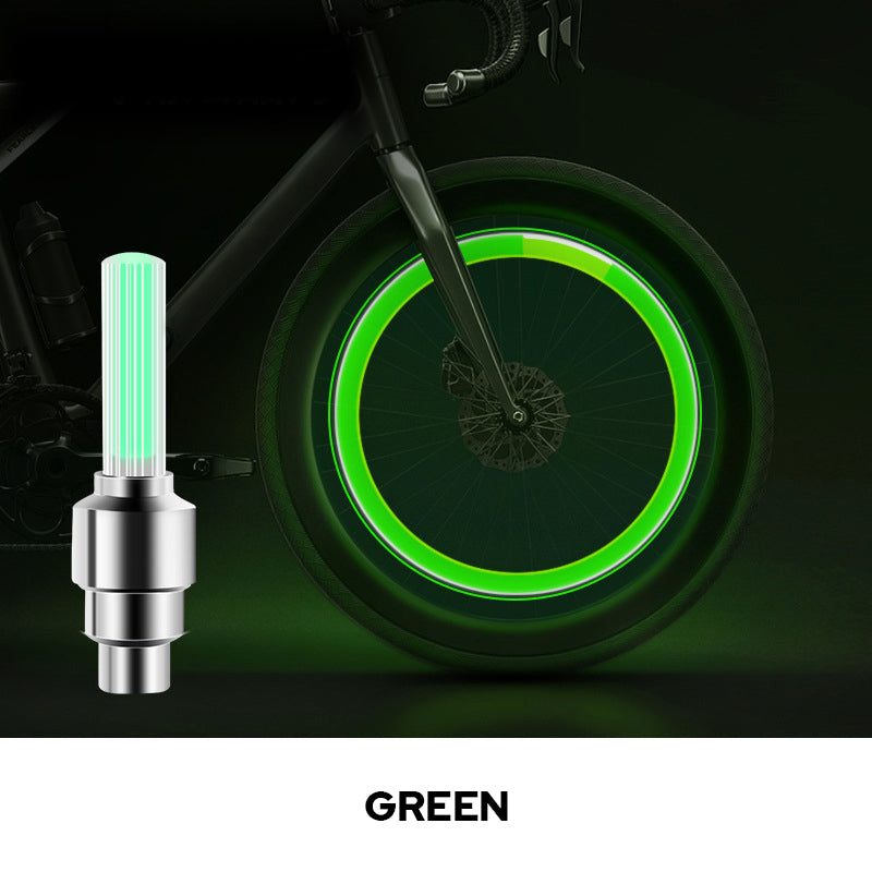 Wasserdichte LED-Felgenbeleuchtung für Fahrräder, Fahrradfelgenlicht-Zubehör für Nachtfahrten | Lersk