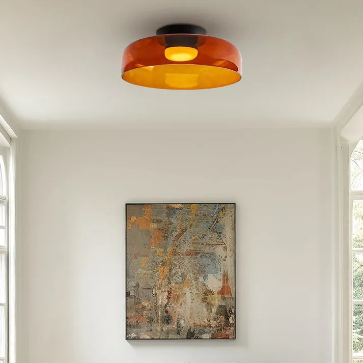 Keiora Nordic Glass Ceiling Lamp | Medieval Charm Lighting | Lersk