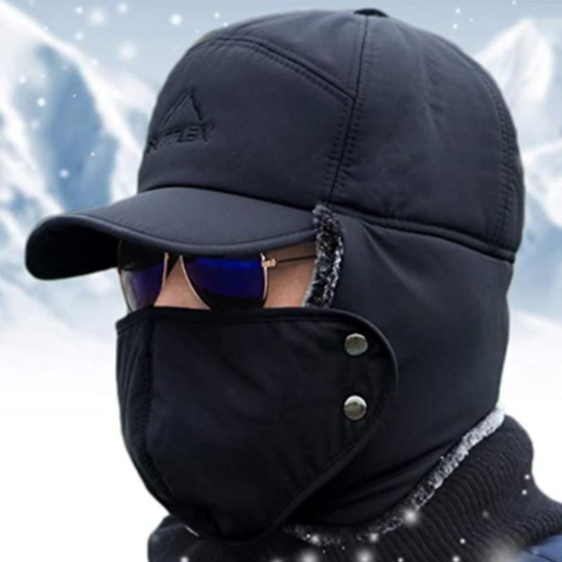 Super Warm Windproof Hat With Earflap Mask For Winter Outdoor Use Everyday Comfort | Lersk