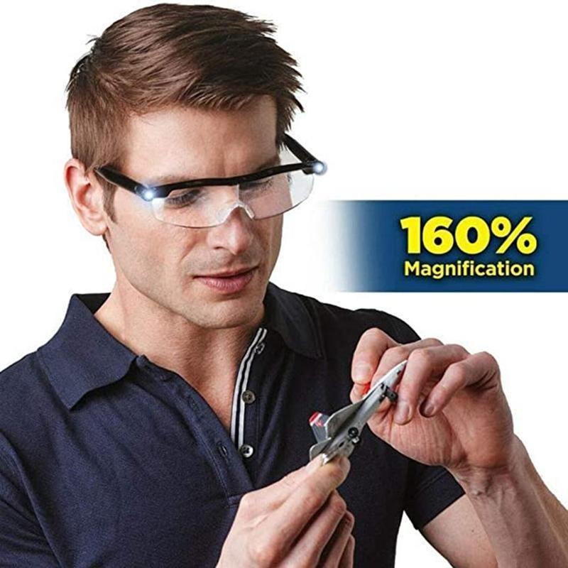 Eyeglasses With LED Light Magnifying Glasses For Reading And Fine Detail Work Everyday | Lersk