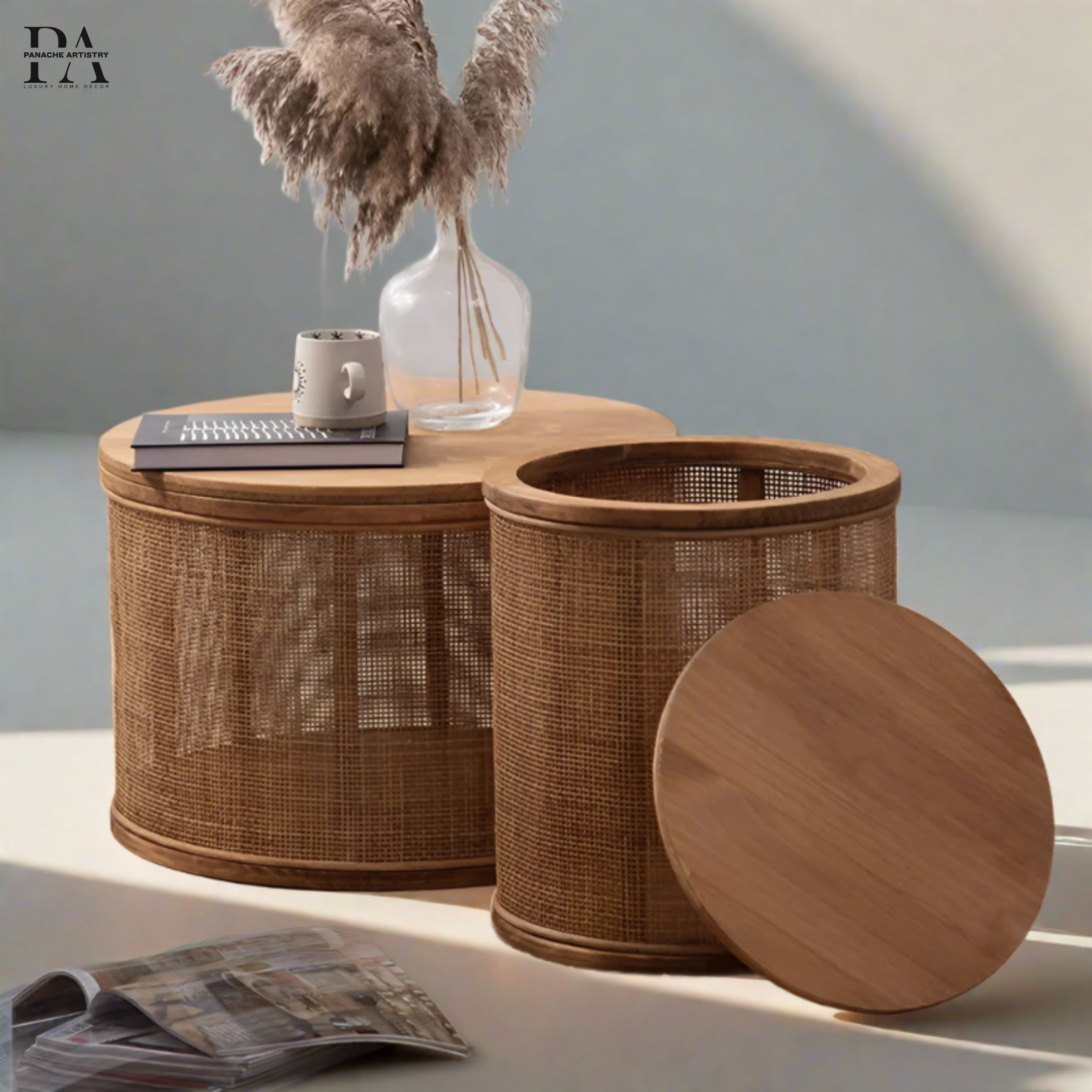 Liora Rattan Sofabord | Lersk