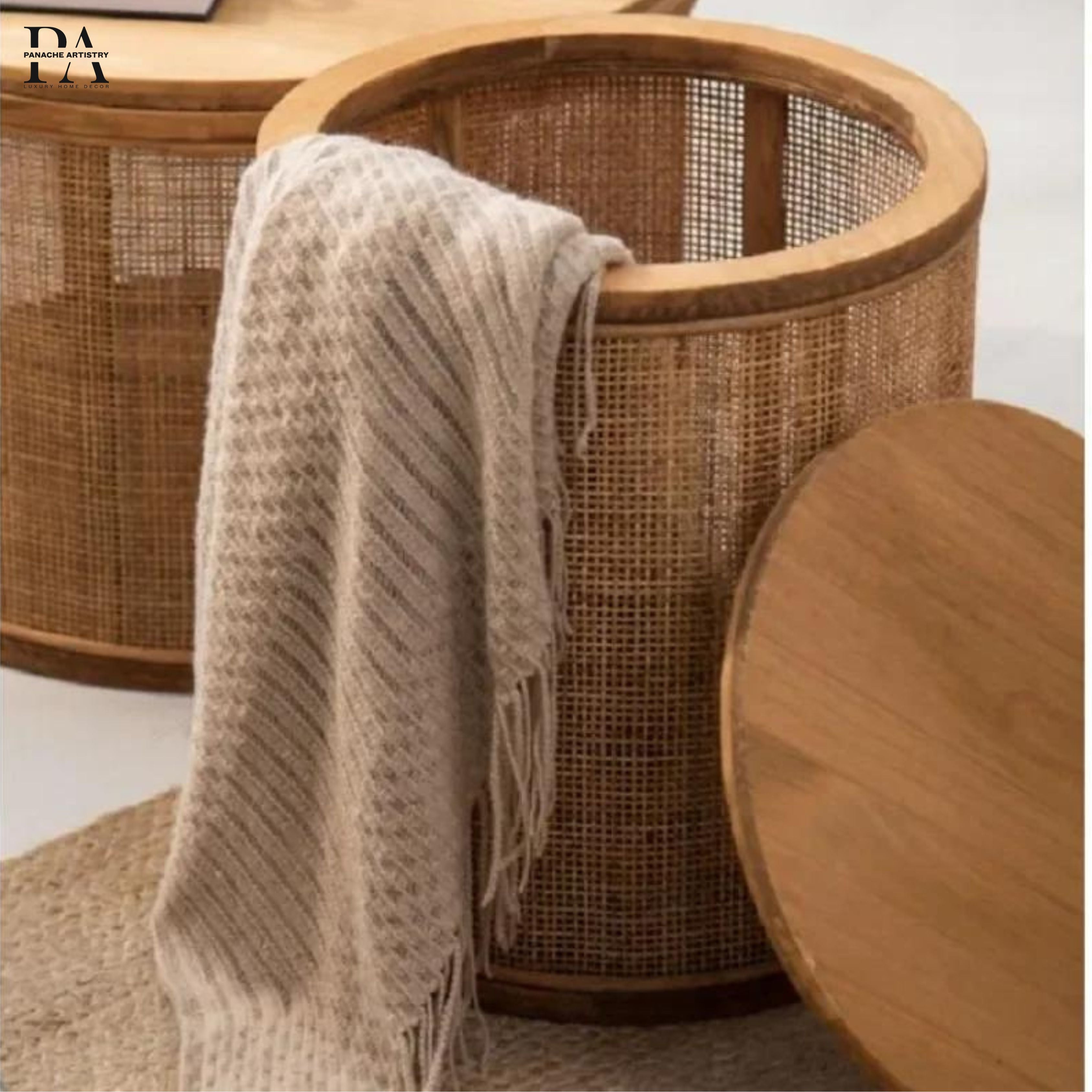 Liora Rattan Sofabord | Lersk