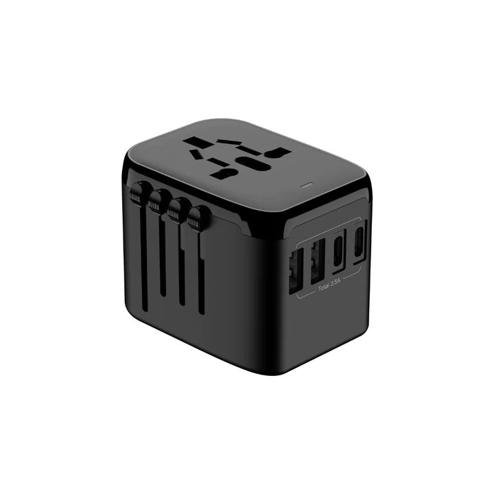 Global 100V To 220V Smart Travel Adapter Voltage Converter For Worldwide Travel Use | Lersk