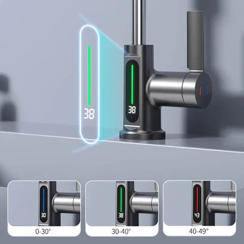 Aqualine FluxPull Pull Out Faucet With 60 cm Extendable Hose And 360 Swivel