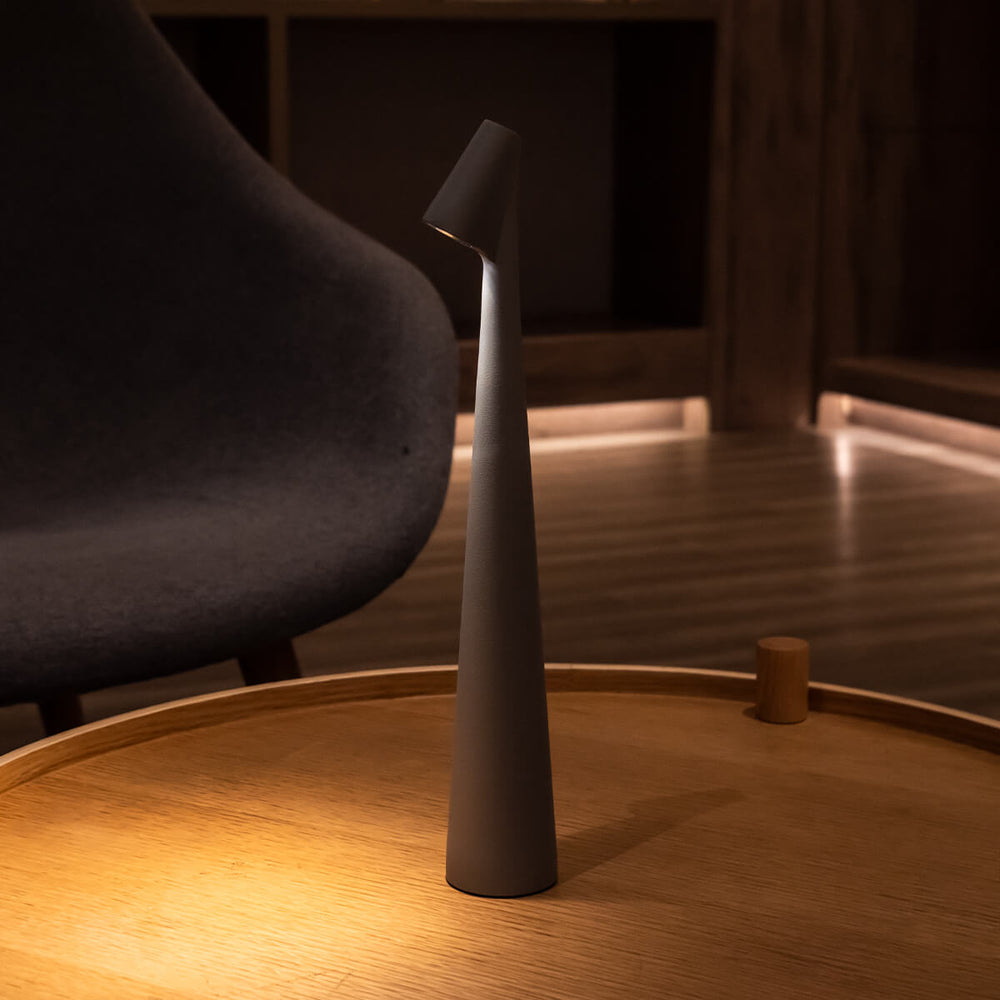 Nordic Minimalist Cordless Table Lamp Rechargeable Soft Warm LED For Small Spaces | Lersk