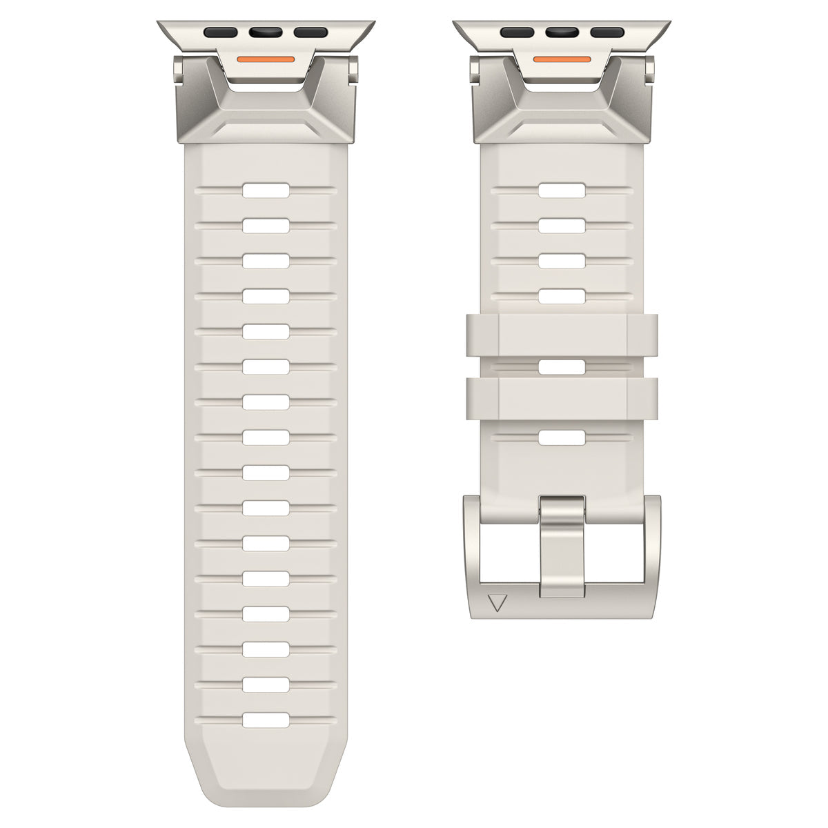 RoveNova Fluoro Rubber And Leather Strap For Apple Watch | Lersk