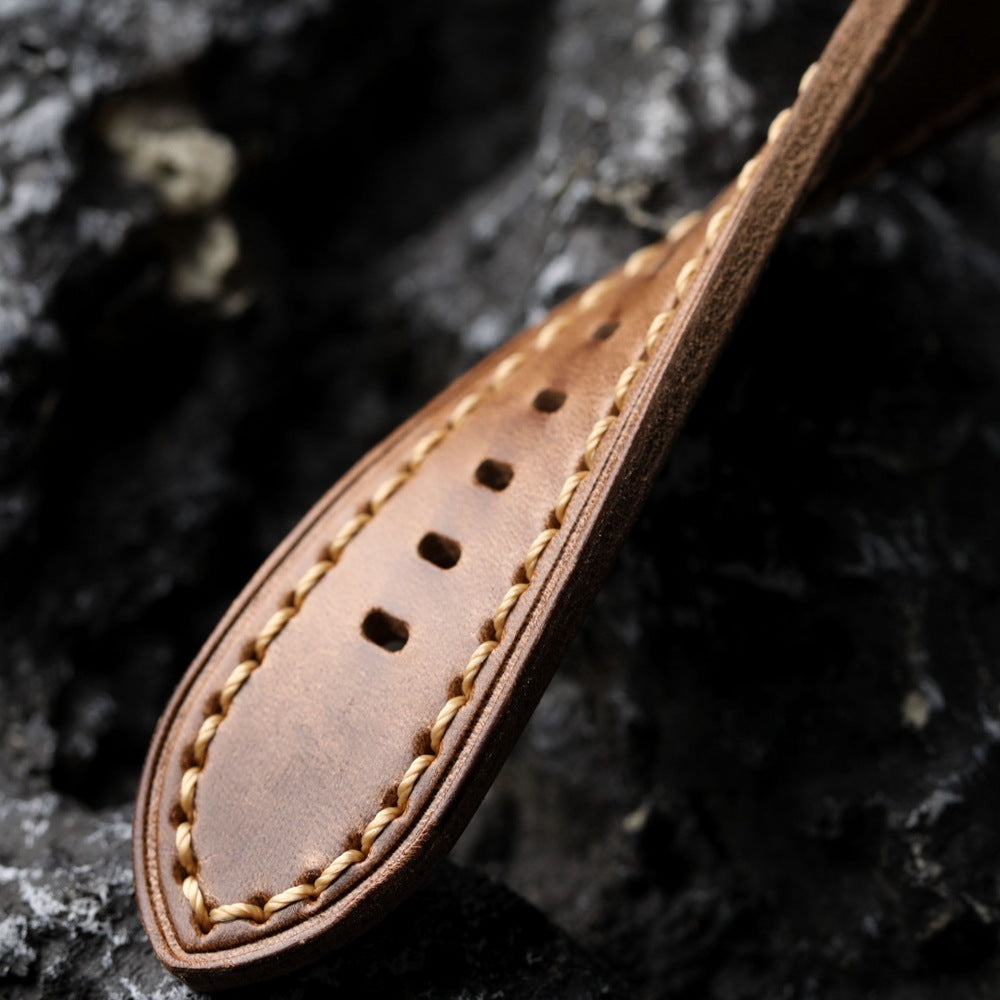 Brindle Vintage Brown Leather Watch Strap for Apple Watch | Lersk