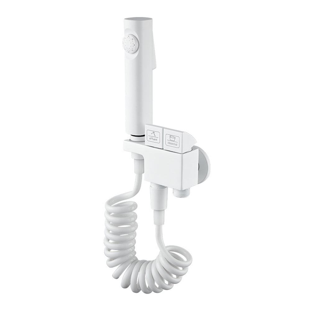 Kit de pulvérisateur de bidet portatif Miraqua avec valve d'angle à double sortie | Lersk