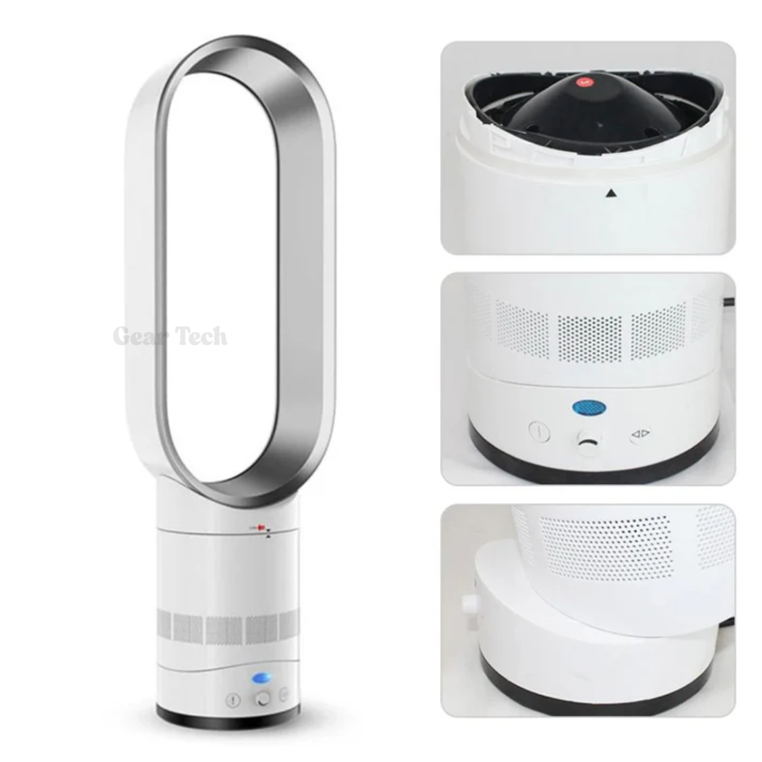 BreezeNova 16-tommer bladløs ventilator med fjernbetjening, designet i Storbritannien | Lersk