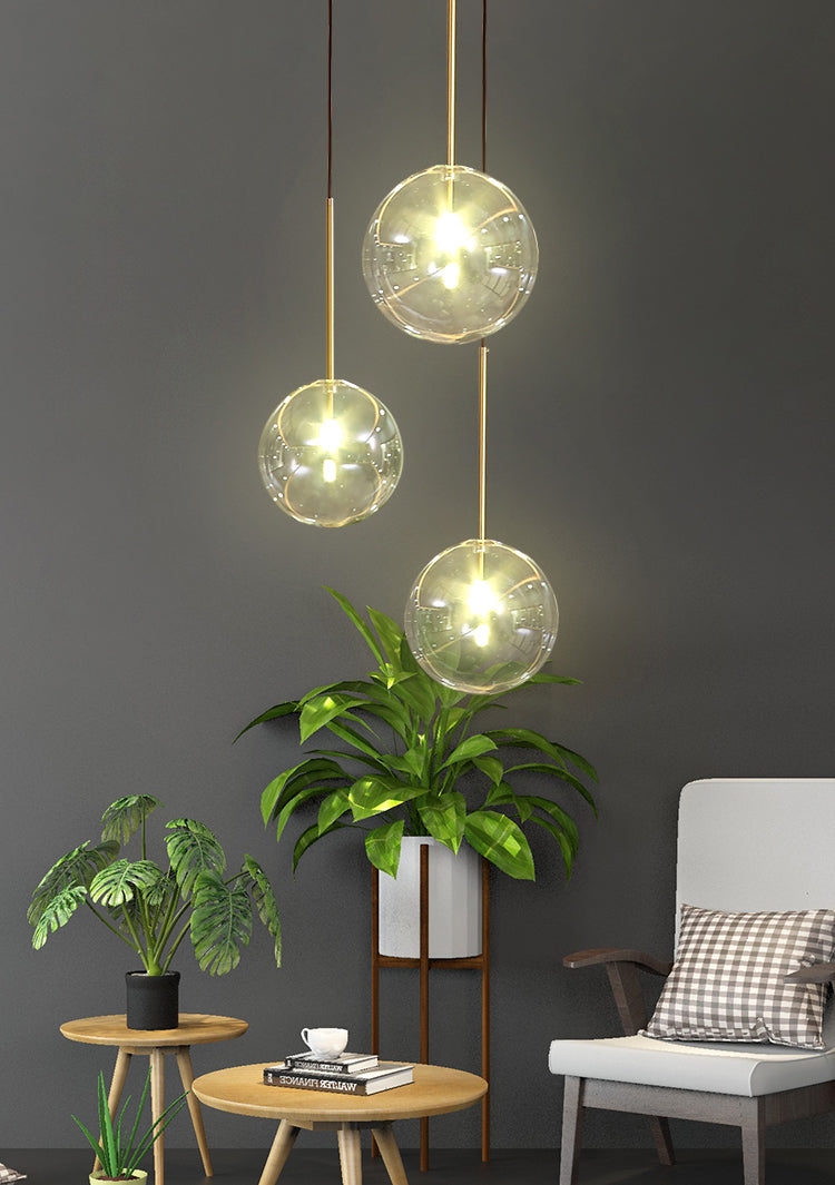 Aurelia Sphere Glass Pendant Light Medieval Inspired | Lersk