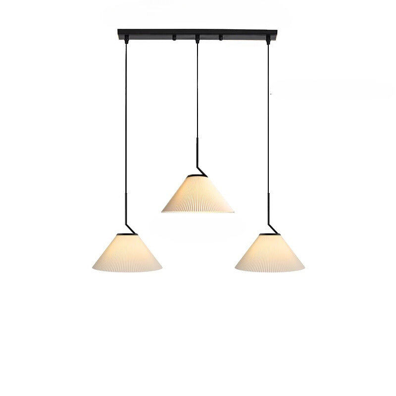 Caelara Soft Pleated Ceiling Pendant Light In Cream | Lersk